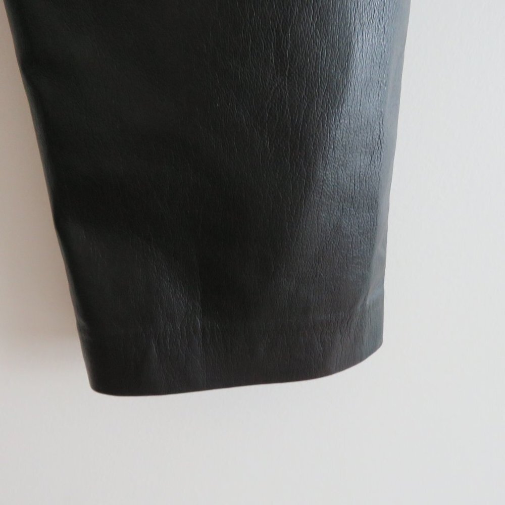 ARITZIA WILFRED High Tied Pant in Black Vegan Leather - Size US 00 (No belt) - Picture 14 of 16